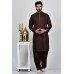 Dark Brown Men's Festive Eid Kurta Set
