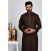 Dark Brown Men's Festive Eid Kurta Set