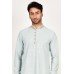 Light Grey Men's Party Wear Kurta Pajama Set