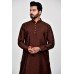 Dark Brown Men's Wedding Indian Kurta Pajama