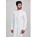 Cream Embroidered Indian Men's Kurta Shalwar