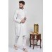 White Kurta Pajama Pakistani Gents Eid Suit