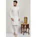 White Kurta Pajama Pakistani Gents Eid Suit