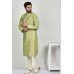 Pista Embroidered Kurta Pajama Indian Mens Suit
