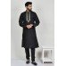 Black Embroidered Kurta Pajama Indian Mens Stylish Suit
