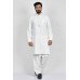 Cream Mens Kurta Indian Festive Shalwar Suit
