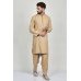 Beige Ban Style Kurta Shalwar Mens Eid Suit