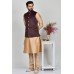 Brown 2 Pockets Wedding Party Men's Waistcoat