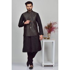 Black Wedding Party Formal Mens Waistcoat