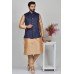 Navy Blue Indian Men's Waistcoat