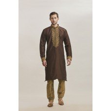 COPPER BROWN EID/MEHNDI STYLE READY MADE MENS KURTA SHALWAR 