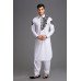 WHITE EID MENSWEAR SHALWAR KAMEEZ SUIT