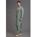 OLIVE GREEN PAKISTANI STYLISH SALWAR KAMEEZ FOR MEN