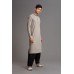 GREY PAKISTANI MEN KURTA SALWAR SUIT