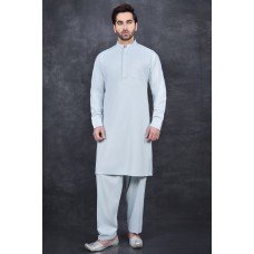 WHITE CLASSY STYLE MEN'S SALWAR KAMEEZ