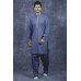 Dark Grey Mens Kurta Shalwar Suit Pakistani Menswear