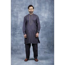 Mauve Indian Kurta Designer Menswear