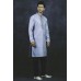 Grey & Navy Blue Kurta Pajama Indian Traditional Menswear