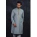 Grey Indian Ethnic Men's Kurta Pajama Designer Wedding Wear