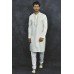 Cream Indian Designer Menswear Kurta Pajama Wedding Outfit