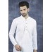 White Indian Traditional Mens Kurta Shalwar Designer Menswear