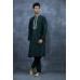 Dark Green Kurta Pajama Indian Wedding Suit For Men