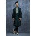 Dark Green Kurta Pajama Indian Wedding Suit For Men