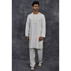 White Indian Mens Kurta Fully Stitched Suit