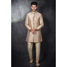 Gold Sherwani For Men Indian Groom Outfit