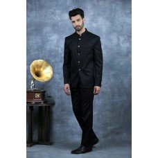 Black Indian Mens Wedding Suit