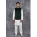 Green Waistcoat Mens Party Outfit