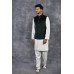 Green Waistcoat Mens Party Outfit