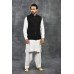 Jet Black Men's Waistcoat Designer Menswear