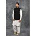 Jet Black Men's Waistcoat Designer Menswear