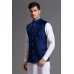 Royal Blue Mens Waistcoat Designer Wear