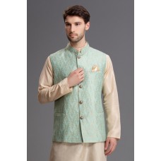 Mint Waistcoat UK for Men Indian Designer Menswear