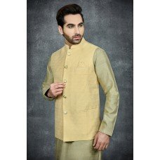 Gold Fancy Waistcoat Wedding Menswear