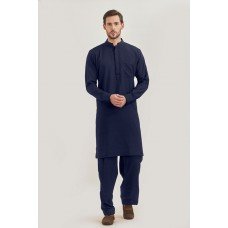 NAVY BLUE TAILORED PAKISTANI EID KURTA 