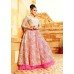 35003 BEIGE AND PINK MOHINI GLAMOUR PARTY WEAR SEMI STITCHED LEHENGA