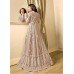 BEIGE INDIAN DESIGNER EVENING PARTY GOWN 