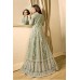 NILE GREEN INDIAN DESIGNER EVENING PARTY GOWN 