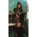 BLACK LINEN READY MADE PAKISTANI STYLE SALWAR KAMEEZ 