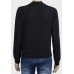 Black Designer Jersey Bomber Ladies Jacket
