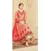 CARROT COLOUR MAXI XXL PLUS SIZE INDIAN PARTY WEDDING ANARKALI SUIT 