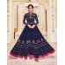 BLUE WEDDING WEAR ANARKALI DRESS (001-C)