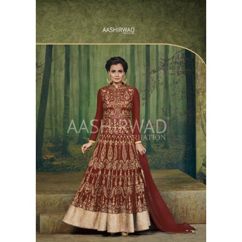 Red Designer Indian Evening Gown Red Designer Indian Evening Gown