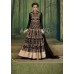 Elegant Black Designer Indian Evening Gown 