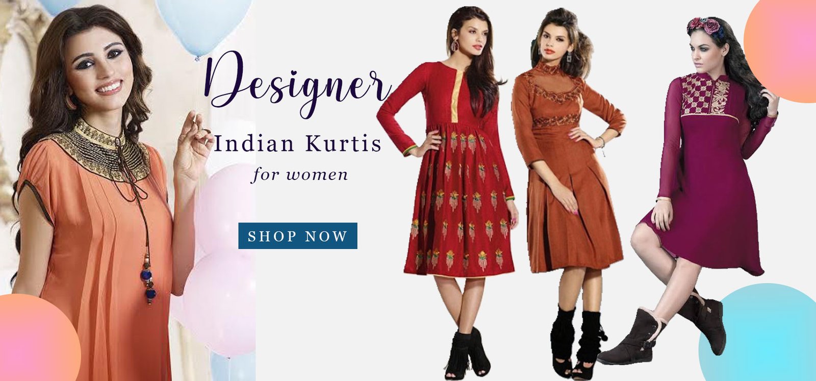 Designer Indian Kurtis for women