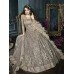 22002 GREY ZOYA CELEBRITY HEAVY EMBROIDERED INDIAN BRIDAL WEDDING LEHENGA